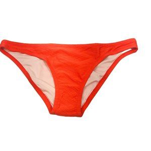 Shade And Shore Women's Size Large 12-14 Cheeky Bikini Swim Bottom Orange New